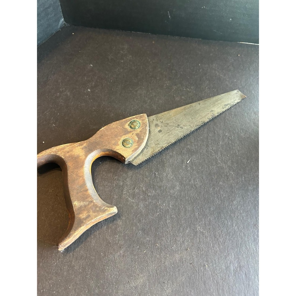 Fishtail Handle Keyhole Saw Joiner Tool Wood Metal Tool Vintage VTG